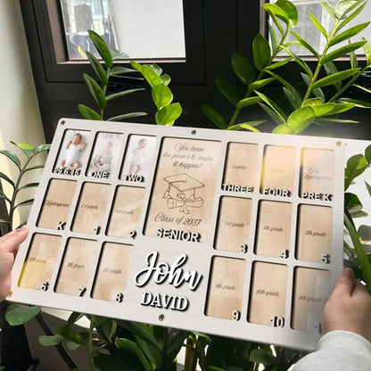 Personalized Grade School Picture Frame Graduation Gift