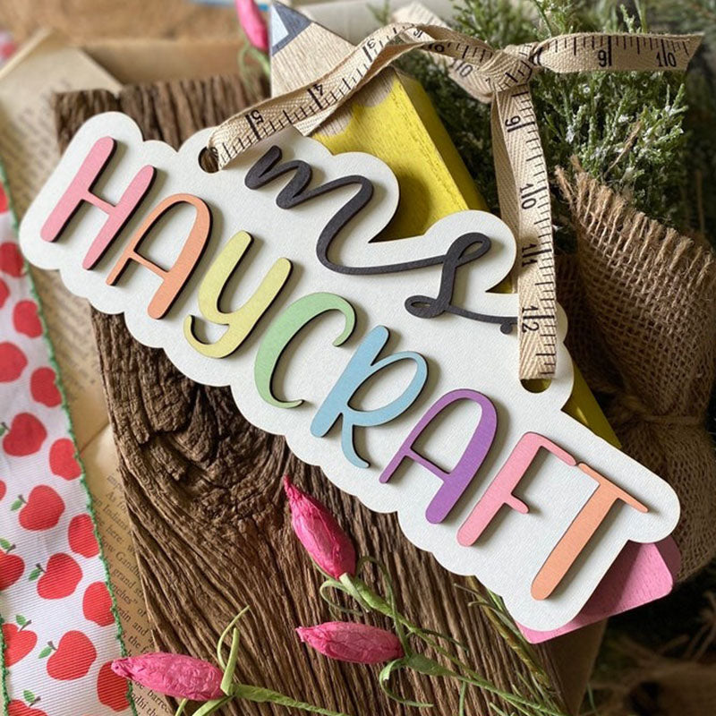 Teacher Door Hanger, Teacher Door Sign