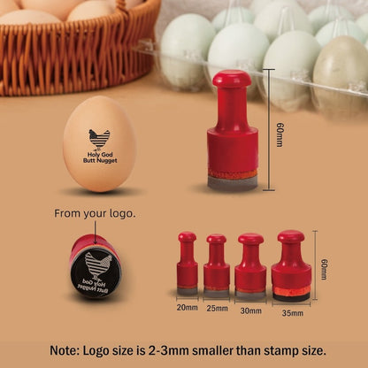 Custom Egg Stamp! Farm Stamp | Egg Marking | Egg Stamper | Egg Carton Stamp