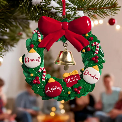 2025 Family Christmas Tree Ornament, Christmas Ornaments With Name