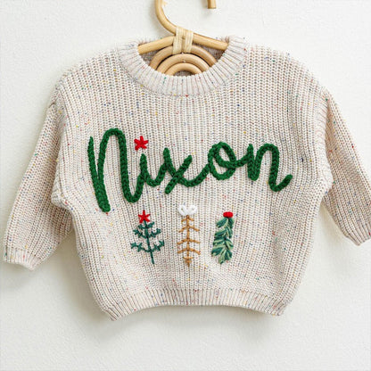 Embroidered Baby and Toddler Sweaters