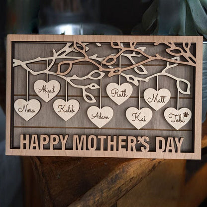 Personalized Wooden Sign Couples Custom Wood Sign Personalized Wooden Family Tree Sign