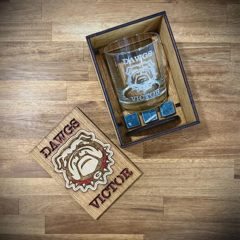 Personalized  Sport Team Football Team  Whiskey Glass