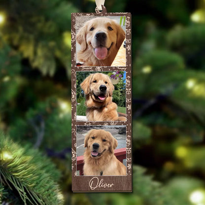 Custom Photo Strip Christmas Ornament: Personalized Family Keepsake