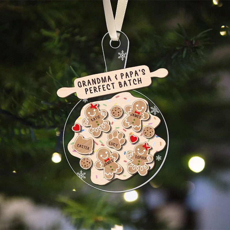 Personalized Gingerbread Christmas Ornament 3D