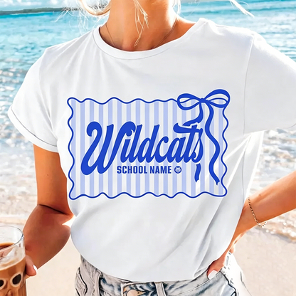 Custom School Mascot Shirt, Personalized Sport Shirt, Custom Team Logo Shirt