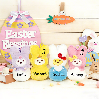 Personalized Easter Bunny Plush,Custom Bunny