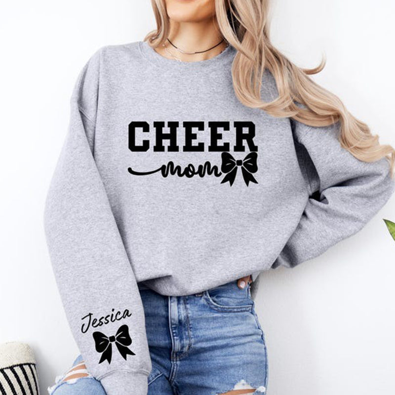 Personalized Cheer Mom Sweatshirt