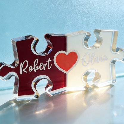 Custom Acrylic Puzzle Name Signs