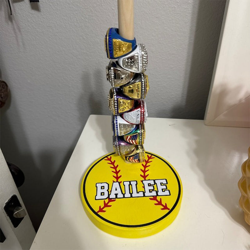 Baseball Ring Display Baseball Ring Holder Custom Baseball Display