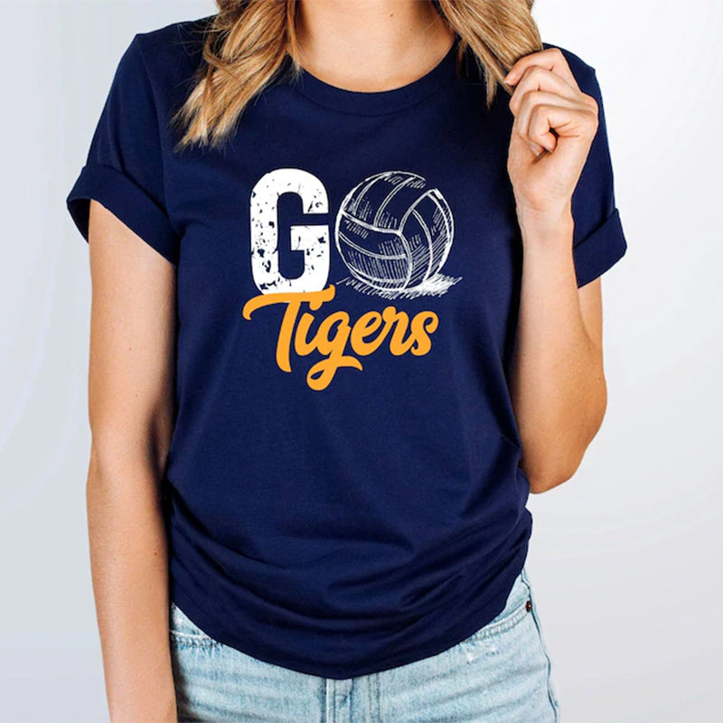 Custom Volleyball Tee, Custom Go Team Shirt