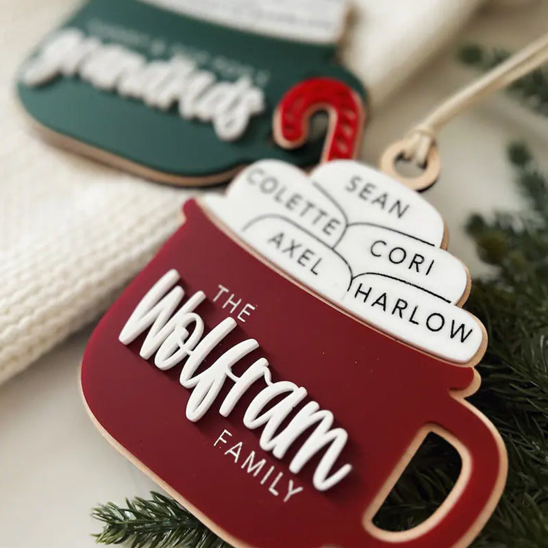 Family Christmas Ornament | Personalized Family Ornament