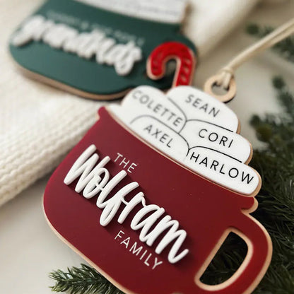 Family Christmas Ornament | Personalized Family Ornament