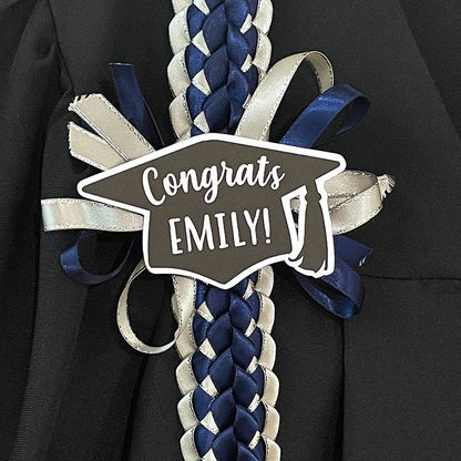 Graduation Leis - Double Braided Ribbon Lei