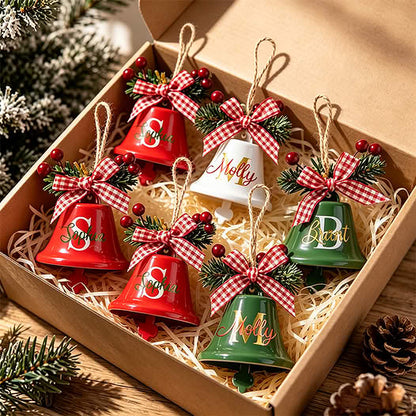 Personalized Christmas Jingle Bell, Custom Christmas Bell, Bell Ornament