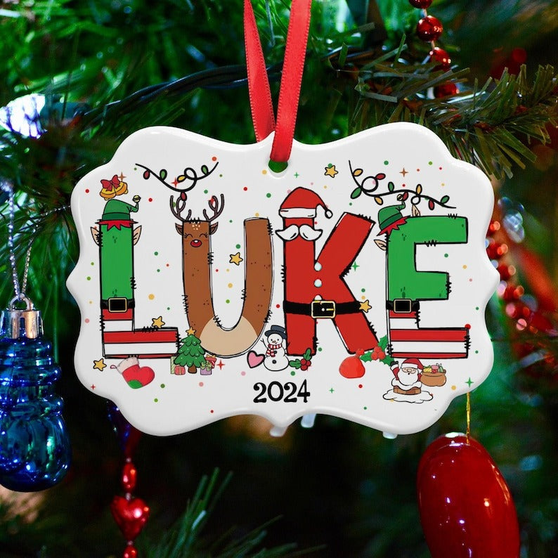 Personalized Christmas Ornaments for Kids
