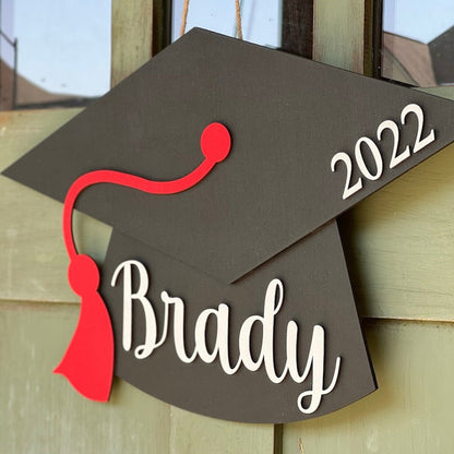 Front Door Decor, Personalized Graduation Sign
