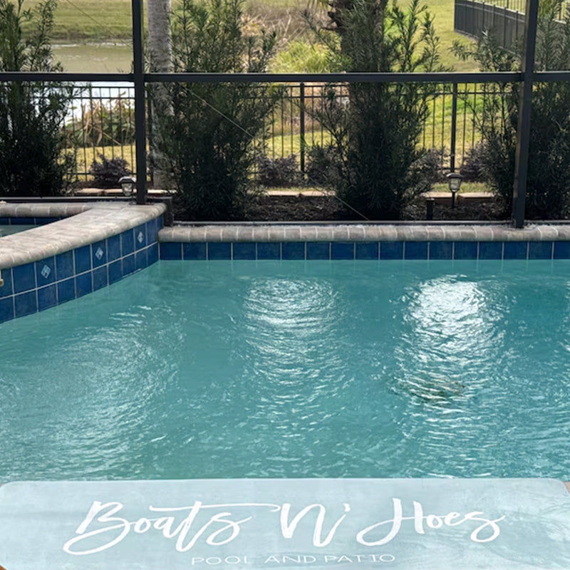 Customized Poolside Runner Mat - Personalized Lake House Mat
