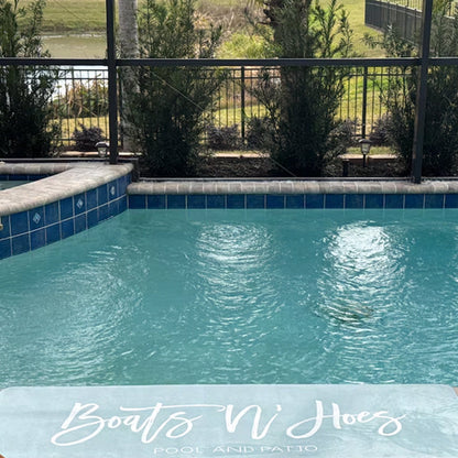 Customized Poolside Runner Mat - Personalized Lake House Mat