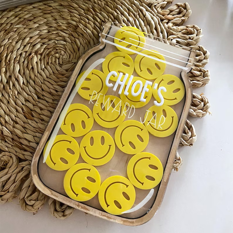 Kindness Jar Set | Reward Jar Set | Personalized Jar with Tokens