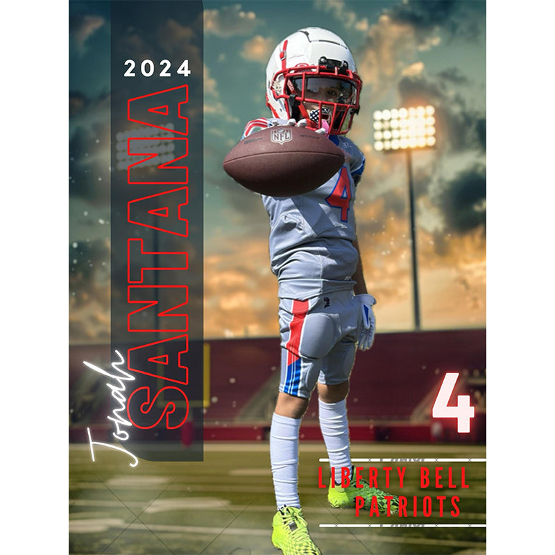 Senior 2025 Sports Blanket Custom Photo Blanket Personalized