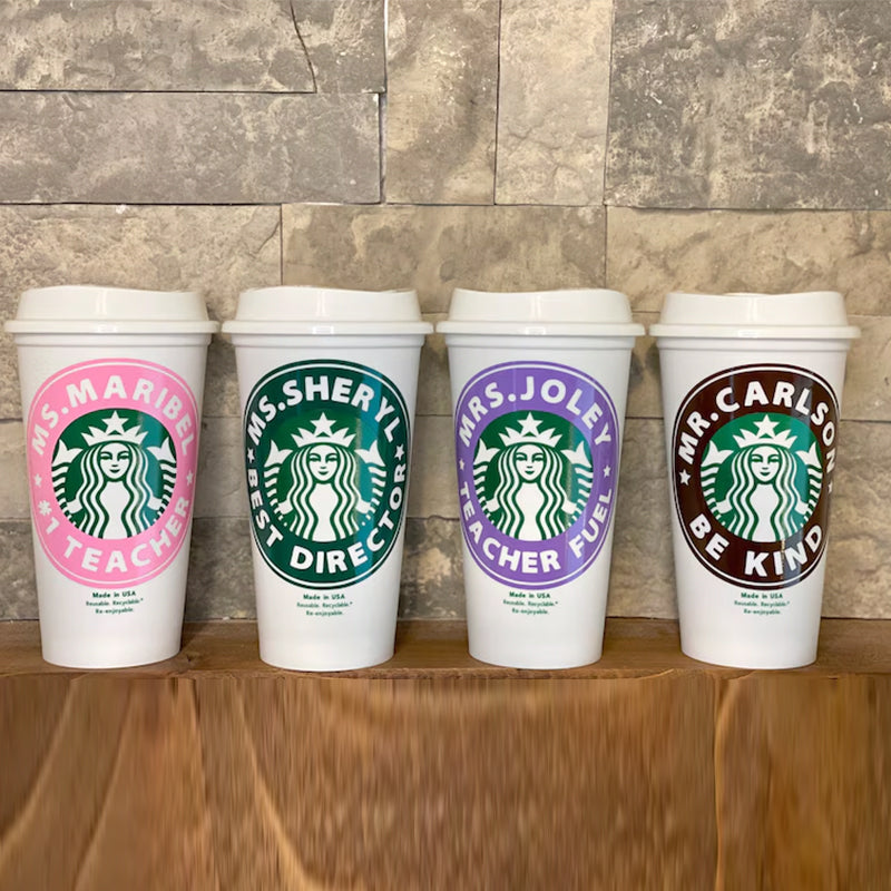 TEACHER Starbucks Cup | Gift for Teacher | Personalized Tumbler with name