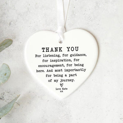 Thank You Keepsake  | Personalised Thank You Gift