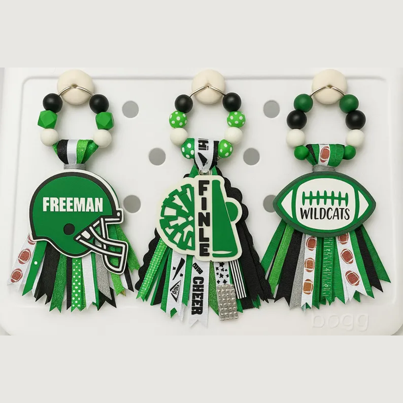 Personalized Sports Bag Tag | Custom Name Keychain | Team Gift | Bogg Bag Accessory