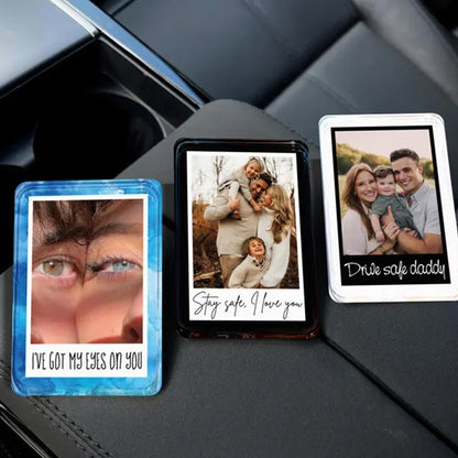 Personalized Sun Visor Picture Clip, Custom Photo Car Visor Clip
