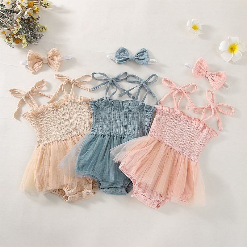 Custom Name Baby Tutu Dress, Hand Embroidered Baby Romper