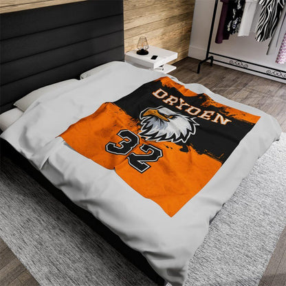 School Mascot Blanket for Team Sports Players