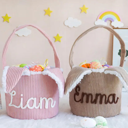 Personalized Easter Basket,Corduroy Basket