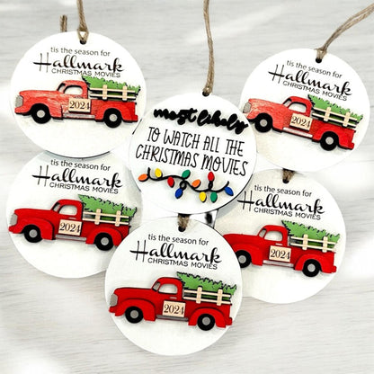 Custom wooden ornament, Hallmark ornament