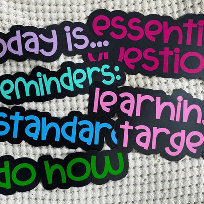 White Board Custom Magnetic Labels