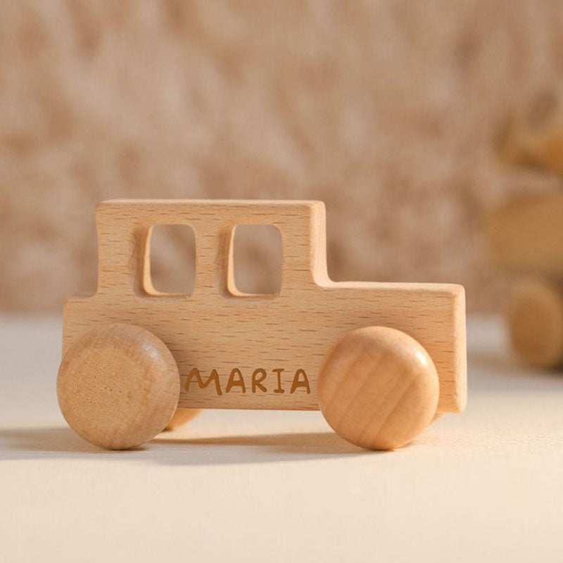Personalized Wooden Car For Kids