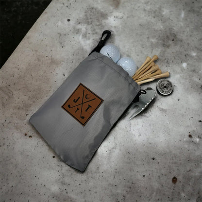 Personalized Golf Valuables Pouch - Golf Tee Bag