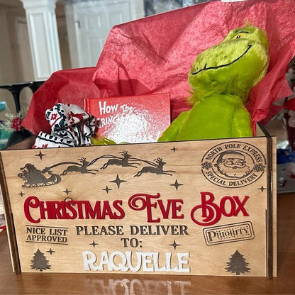 Christmas Eve Box/Christmas Eve Crate/Personalized