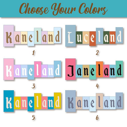 Personalized Desk Name Plate, Desk Name Disney Sign