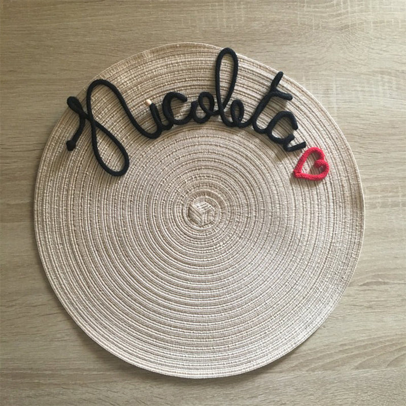 Placemat with name