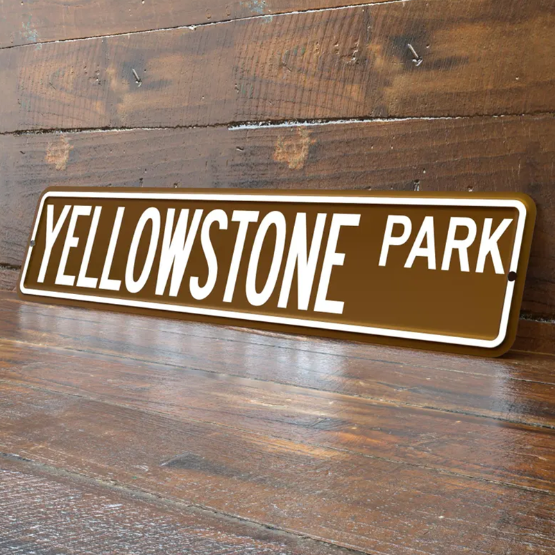 Personalized 4x18 Inch Street Sign