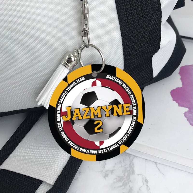 Wrestler ,Volleyball ,Softball ,Ice Hockey Hockey Soccer Sport Bag Tag