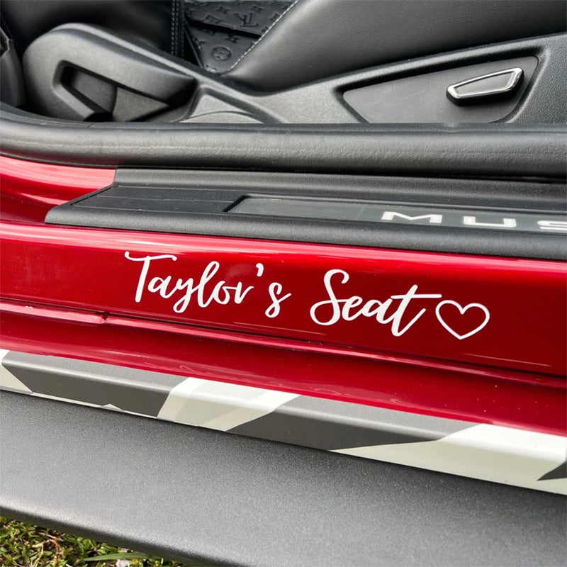 Custom Sticker Name Vinyl Decal | Car Decal | Loopy Decal | Laptop