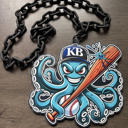 Any Logo Custom Sports Turnover Chain, Oversized Medallion, Team mascot