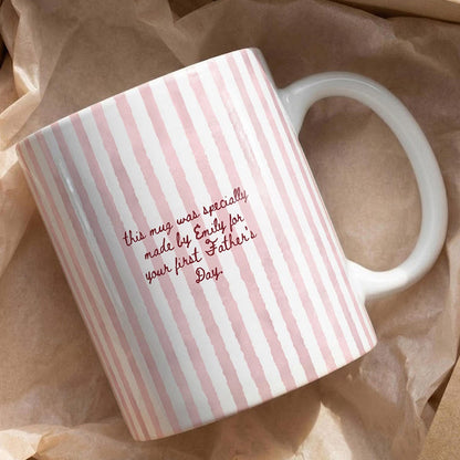 Personalized Baby Face Mug for New dad, Custom Photo Mug, First Fathers Day Gift from Baby