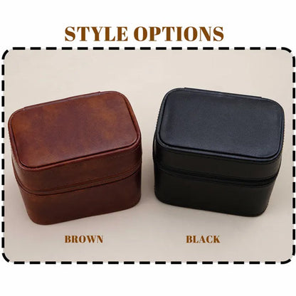 Personalized Watch Box for Men,Travel Watch Box