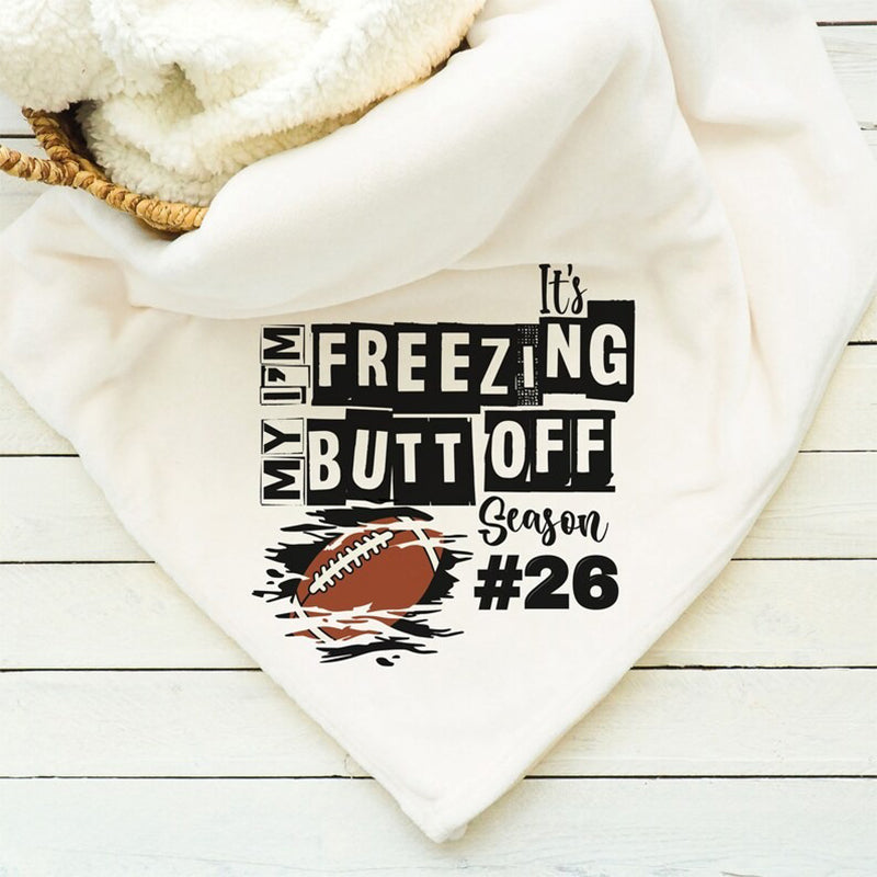 Custom Football Blanket Football Personalized Gift Football Gift