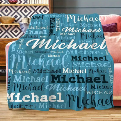 Personalized & Customizable Name Blanket