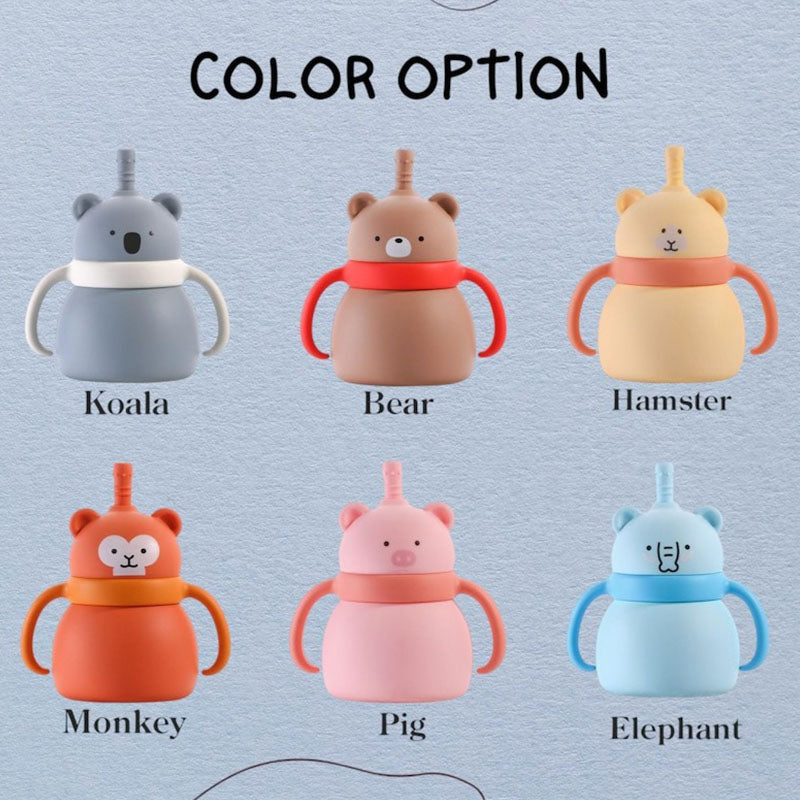 Silicone Baby Cup with Name 7oz, Gift for Baby, Toddler Silicone Cup 200 ml