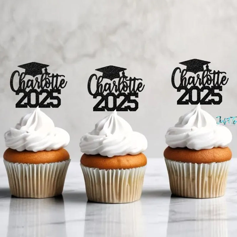 Graduation Topper , Cupcake Toppers, Graduation Cupcake