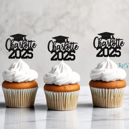 Graduation Topper , Cupcake Toppers, Graduation Cupcake